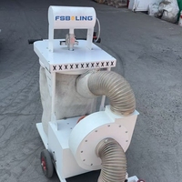 Aspiradora Industrial Multifuncional Tipo Carrito Pequeño FSBOLING, Adecuada para la Limpieza en Talleres Industriales