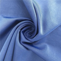 Tissu extensible en polyester et élasthanne en stock pour vêtements de sport, maillots de bain, lingerie, uni, pour filles