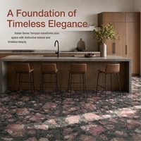 Revêtement de sol en terrazzo au design moderne, dalles épaisses en pierre artificielle, couleur personnalisée pour hôtel, appartement, projet d'escalier