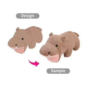 Customizable Plush Toys Cute Pillow PP Cotton Plush Doll Bedside Pillow Pad Custom logo Packaging Label Hanging Tag - Product Image 2
