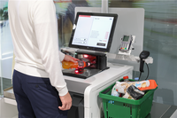 Datalogic Magellan 9550i Scanner de codes à barres fixes 9500i Scanner de codes QR 9550i avec balance pour supermarché