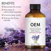 Personnalisation OEM Huile Essentielle de Lavande avec compte-gouttes en verre - Diffuseur d'aromathérapie chinois pour soulager la douleur