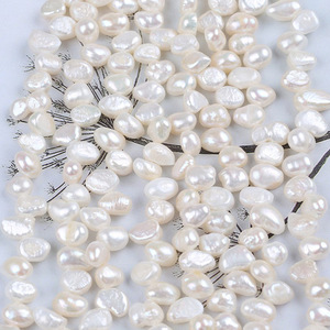Perlas de Agua Dulce Barrocas Sanqi de 7-8 mm, Perlas Sueltas Naturales de Doble Cara, para Manualidades, Venta al por Mayor de Zhuji Pearl - Product Image 1