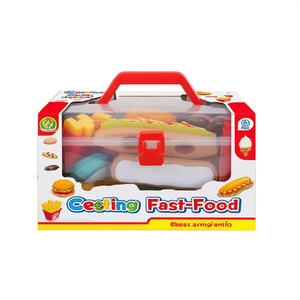 Fast <b>Food</b> Basket Toy Set With Burger Fries Drink And Ketchup <b>For</b> <b>Kids</b> <b>Play</b> Kitchen - Product Image 2