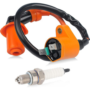 Ignition Coil And Spark <b>Plug</b> For GY6 50cc 70cc 150cc Scooter Engine <b>Replacement</b> Part - Product Image 1