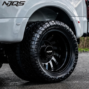 Rines Forjados de Aleación Personalizados Negros de <span class=keywords><strong>20</strong></span> 22 24 26 28 Pulgadas con Diseño Cóncavo 8x165 8x170 para GMC Dodge <span class=keywords><strong>Ford</strong></span> Ram 3500, Rines Todoterreno - Product Image 3