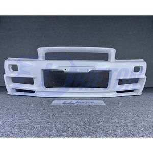 กันชนหน้าคาร์บอนไฟเบอร์สไตล์นิสโมใหม่ พร้อมลิ้นกันชนใต้กันชนแบบ Bolt-On สำหรับ R34 GTR ปี 1998-2002 - Product Image 3