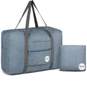 Spor su geçirmez açık lüks bayan bagaj özelleştirilmiş pamuk tuval vintage su geçirmez erkekler Polyester seyahat çantası katlanabilir