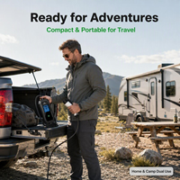 Chargeur EV portable 32A/40A J1772 avec câble de 20 pieds, Plug & Play, IP65, certifié CE, pour station de recharge EV portable en Amérique du Nord