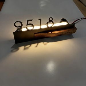 Tùy Biến Sang Trọng Điện Tử Tấm Cửa Phòng Khách Sạn Số Biển Chiếu Sáng Khách Sạn Dấu Hiệu Cửa Với Chuông Cửa Tấm Dấu Hiệu - Product Image 5