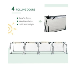 Serre de haute qualité Garden Grow Protect Plant Vegetable <span class=keywords><strong>Tunnel</strong></span> avec porte à glissière - Product Image 4
