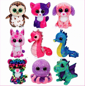 Unicorno <span class=keywords><strong>grandi</strong></span> occhi 15cm peluche animali di peluche per il giocattolo dei regali di natale dei bambini - Product Image 2
