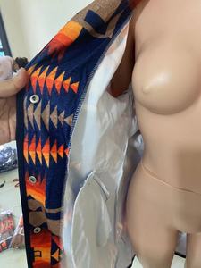 Cardigan à motif aztèque imprimé pour femme, grande taille, à capuche, manches longues, manteau tribal avec poches 2026 - Product Image 5