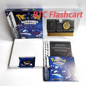 ตลับเกมแซฟไฟร์ เอมเมอรัลด์ รูบี้ ไฟร์เรด ลีฟกรีน รุ่นทดแทน แบบเมทัลลิก โฮโลแกรม สำหรับ GBA - Product Image 1