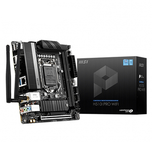 Placa mãe msi h510i pro wifi usado, suporta 10th gen intel core 11th gen intel core pentium gold e celeron processadores - Product Image 1