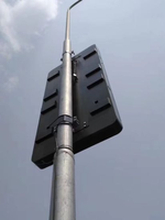 Lampe de rue TOPLED P3.076 avec écran LED extérieur couleur pleine, double écran LED, panneau publicitaire