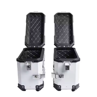 Coffre de moto en aluminium, universel, accessoires de moto, boîte latérale pour livraison