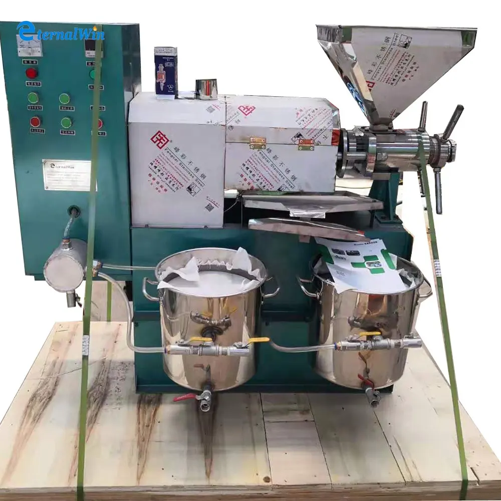 Peanut Oil Press Machine Price Plant Small Scale Cold Sunflower Olive Coconut Oil Press Extraction Machine