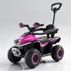 Vehículo Eléctrico ATV <span class=keywords><strong>para</strong></span> Niños de 12 V con Baterí<span class=keywords><strong>a</strong></span>, Manillar de Empuje, Cuatriciclo Multicolor con Luces LED y Música, <span class=keywords><strong>para</strong></span> Niños de 2 <span class=keywords><strong>a</strong></span> 4 <span class=keywords><strong>A</strong></span>ños, de Plástico - Product Image 4