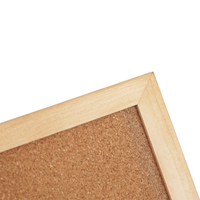 Tablero de Corcho con Marco de Madera de Pino Resistente de Primera Calidad, Tablero de Mensajes Decorativo para Montar en la Pared, Precio de Fábrica al por Mayor para Centros de Capacitación Universitarios