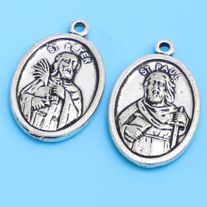 Médaille catholique de saint-<span class=keywords><strong>Paul</strong></span> et de saint-Peter de 1 pouce - Product Image 5