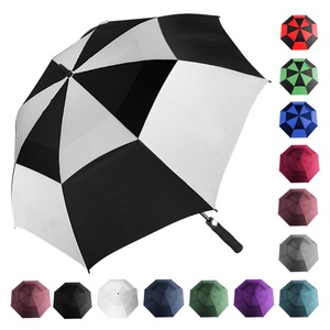 Large Golf <b>Umbrella</b> 60 60 72 Inches Waterproof and Windproof Durable Frame and Pongee Material Hot Selling for Promotions - Product Image 4