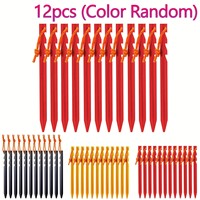 Piquets de tente en plastique durable de 18cm en gros pour le camping en plein air Accessoires essentiels pour des clous sécurisés
