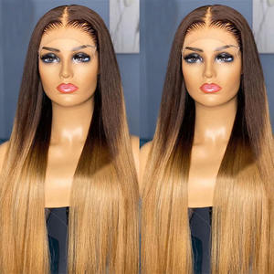 Parrucche frontali in pizzo dritto e setoso parrucche frontali in pizzo per donne capelli biondo capelli lisci brasiliani 10 "-26" - Product Image 4