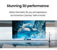 Projecteur laser TV 4K à ultra courte focale AWOL VISION LTV 3000 3500 Pro 3D HDR10 Android 9 Smart Home Cinéma pour usage domestique