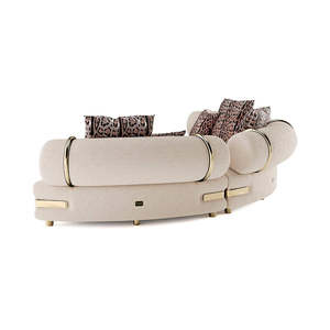 Customize Modern Soft Home Rice White <strong>Sofa</strong> Living Room Furniture Manufacturers European Style Classic Fabric <strong>Sofa</strong> - Product Image 2