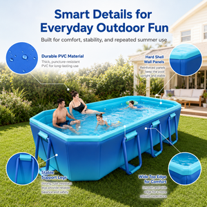 Family Non-Inflatable Pool, Hard Shell Portable Outdoor Water Pool for Backyard Garden Sports <strong>Entertainment</strong> Product - Product Image 3