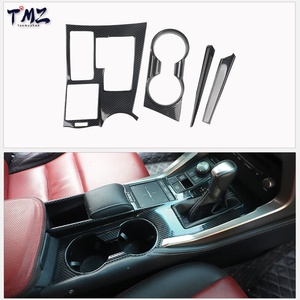 26 Stuks Zwart Koolstofvezel Interieur Trim Cover Kit Voor 2017-2020 Lexus Nx, Dashboard Deurpaneel Decoratieve Sticker Linksgestuurde - Product Image 4