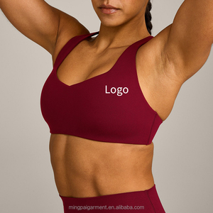 Ensembles de sport sans couture personnalisés pour femmes, grandes tailles, avec leggings taille haute et détails croisés, tenues de sport et de gym - Product Image 1