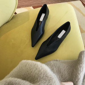 Chaussures plates pointues rétro pour femmes, version coréenne, nouvelle sortie - Product Image 5