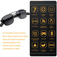 Lunettes de Soleil Intelligentes SG-11 Pro AI Traducteur - Traduction en Temps Réel et Écouteurs Musicaux (Tendance)