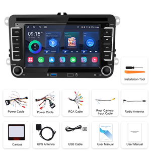 Autoradio Android Podofo Double Din 7'' 2+64 Go avec CarPlay/Android Auto/BT/WiFi/GPS, double USB pour VW/Seat/Skoda/Golf/Polo - Product Image 6