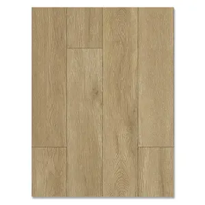 Vinyl/Plastic Flooring Tiles Light Wood Color 2mm PVC Peel&Stick Factory Direct Waterproof and Heat-residential for Apartment