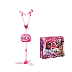 Rompecabezas <span class=keywords><strong>para</strong></span> niños, estudio educativo, aprendizaje, música ligera, micrófono dual de pierna alta, altavoz, juguetes, instrumentos musicales, juguetes <span class=keywords><strong>para</strong></span> niños - Product Image 1