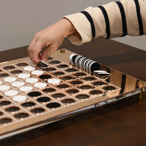 Lucite Connect Four Game Reversi acrilico otello Game - Product Image 6