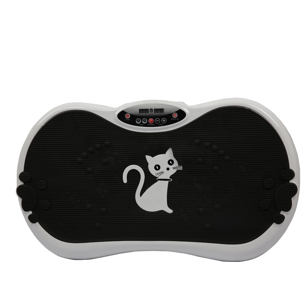 Cat pattern crazy fat burning equipment power fit vibration plate