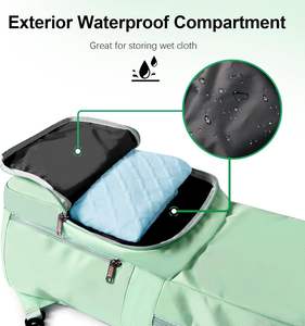 Muestra Gratuita, Bolsa de Deporte de Gran Capacidad, Diseño Nuevo y Personalizado, Bolsa de Viaje para Yoga, Bolsa de Gimnasio Portátil con Compartimento para Zapatos - Product Image 2