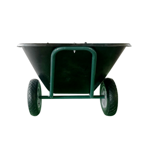 รถเข็นล้อยาง WB8800 ขนาด 4.00-8 สำหรับงานก่อสร้าง สวน และงานกลางแจ้ง พร้อมถาดพลาสติกขนาดใหญ่ - Product Image 1