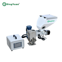 Doseur volumétrique industriel de granulés plastiques pour masterbatch, en acier inoxydable, avec contrôleur PLC automatique, nouvelle conception Dingyuan