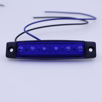 2 feux marqueurs latéraux LED 12V 24V DC pour remorque de camion et caravane, dégagement de lumière
