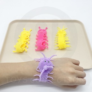 ของเล่นกำไลข้อมือแบบยืดได้ขนาดเล็ก ดีไซน์ใหม่ ผลิตจากวัสดุ TPR และยาง สำหรับของเล่นสัตว์น่ารักขนฟู เหมาะสำหรับเด็กหญิงและเด็กชาย - Product Image 3