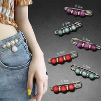 Lot de 8 Broches Perle pour Fixation de Vêtements, Accessoires de Mode Femme pour Vêtements et Hijab