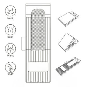 Máquina de masaje de espalda y cuello de nuevo diseño colchón de masaje vibrador de presión de aire eléctrico - Product Image 2