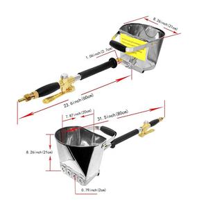 <span class=keywords><strong>Pistola</strong></span> de Pulverización de Yeso de 4 Boquillas, <span class=keywords><strong>Pistola</strong></span> de Pulverización de Mortero de Cemento Neumática <span class=keywords><strong>con</strong></span> Cubierta para <span class=keywords><strong>Pintar</strong></span> <span class=keywords><strong>Paredes</strong></span> <span class=keywords><strong>y</strong></span> <span class=keywords><strong>Techos</strong></span> - Product Image 2