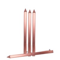 Dispositif de mise à la terre en cuivre, parafoudre, protection contre la foudre, résistant à la corrosion, résistant aux intempéries, longue durée de vie EPJ1 1