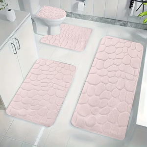 <span class=keywords><strong>Tapis</strong></span> <span class=keywords><strong>de</strong></span> sol <span class=keywords><strong>de</strong></span> <span class=keywords><strong>salle</strong></span> <span class=keywords><strong>de</strong></span> <span class=keywords><strong>bain</strong></span> en velours corail gaufré, ensemble <span class=keywords><strong>de</strong></span> quatre pièces, <span class=keywords><strong>tapis</strong></span> <span class=keywords><strong>de</strong></span> sol antidérapant pour toilettes, lavable en machine, <span class=keywords><strong>tapis</strong></span> <span class=keywords><strong>de</strong></span> porte pour la maison - Product Image 6